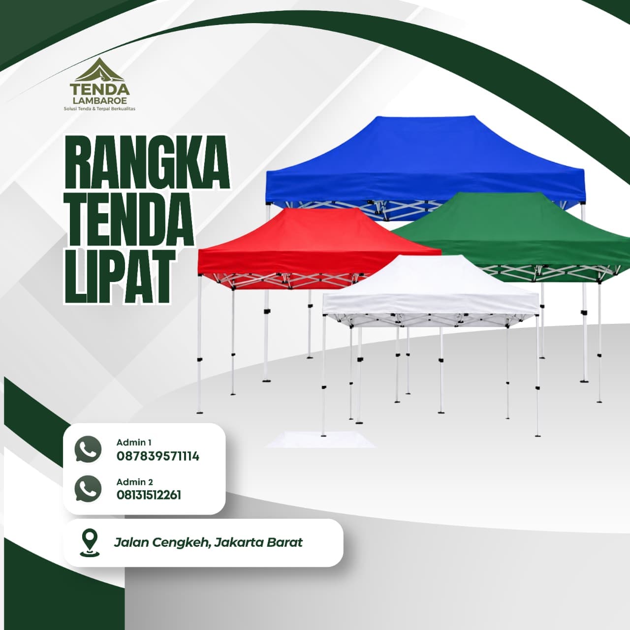 Tenda Rangka Lipat 1