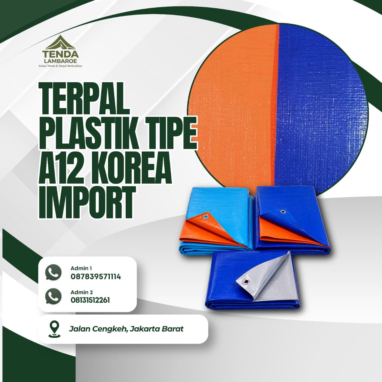 Terpal Plastik Tipe A12 Korea Import 1