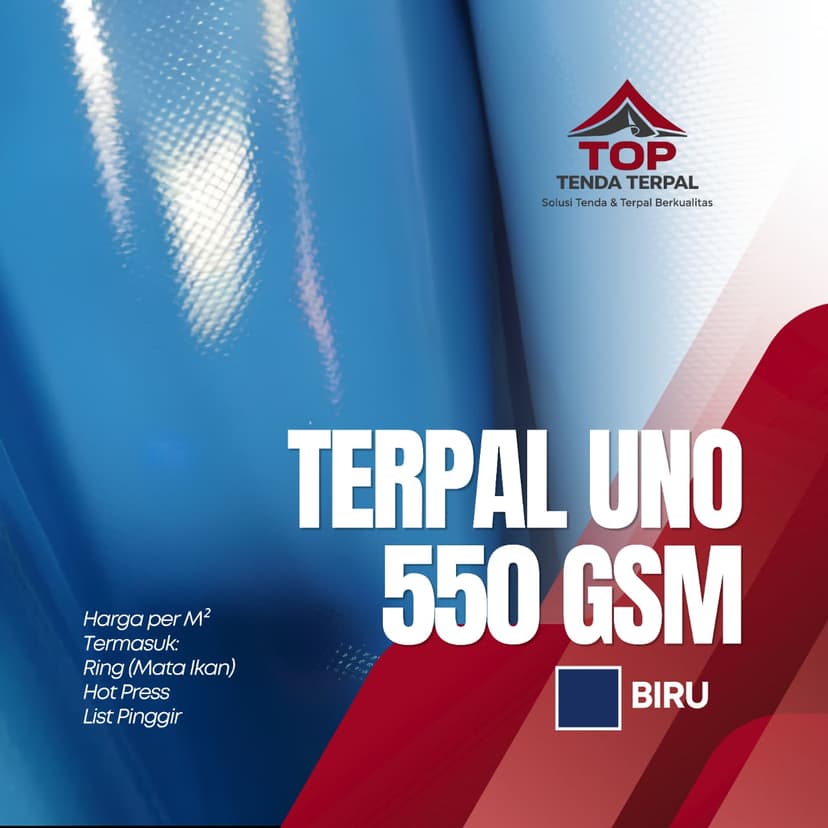 Terpal UNO 550 GSM