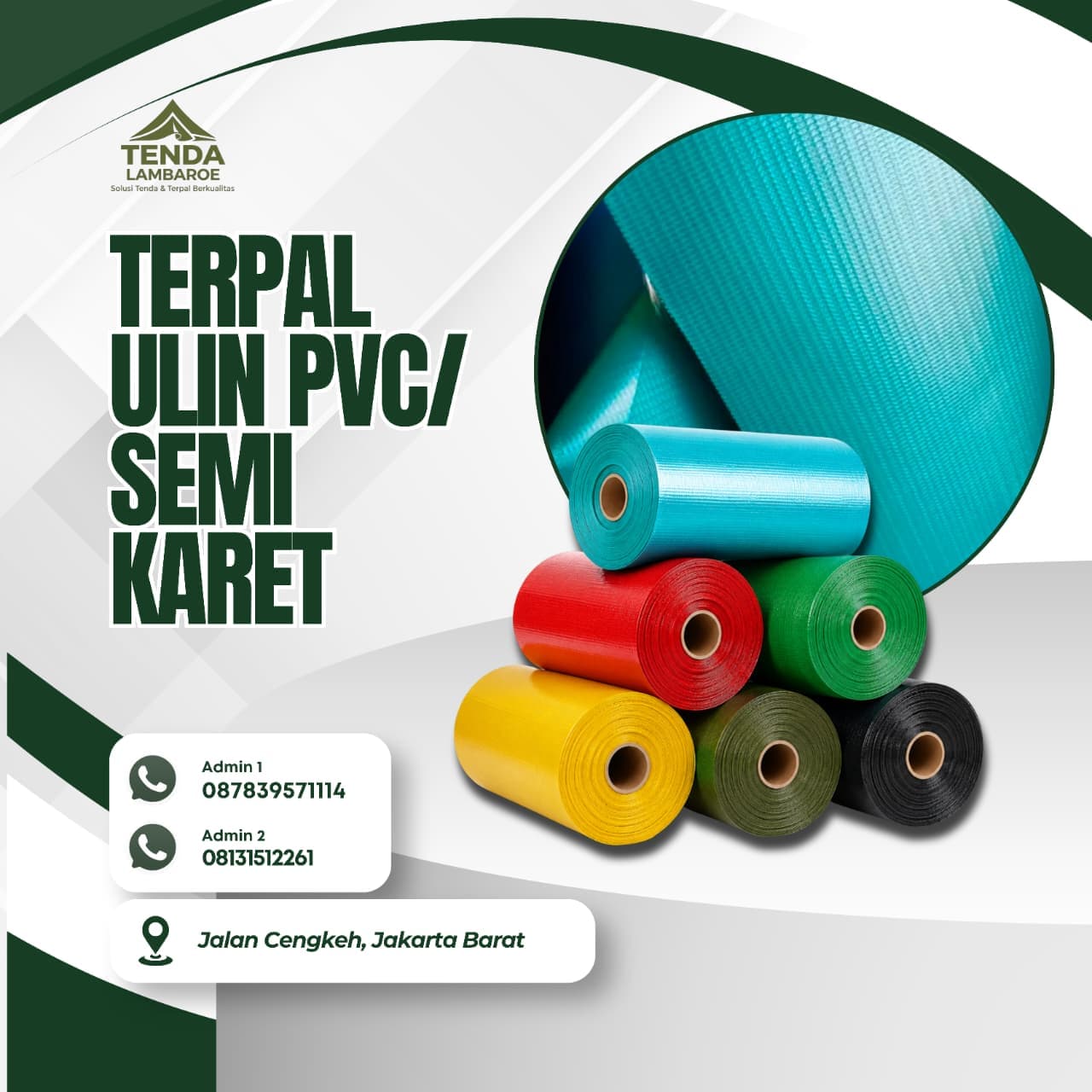Terpal Ulin PVC Semi Karet 1